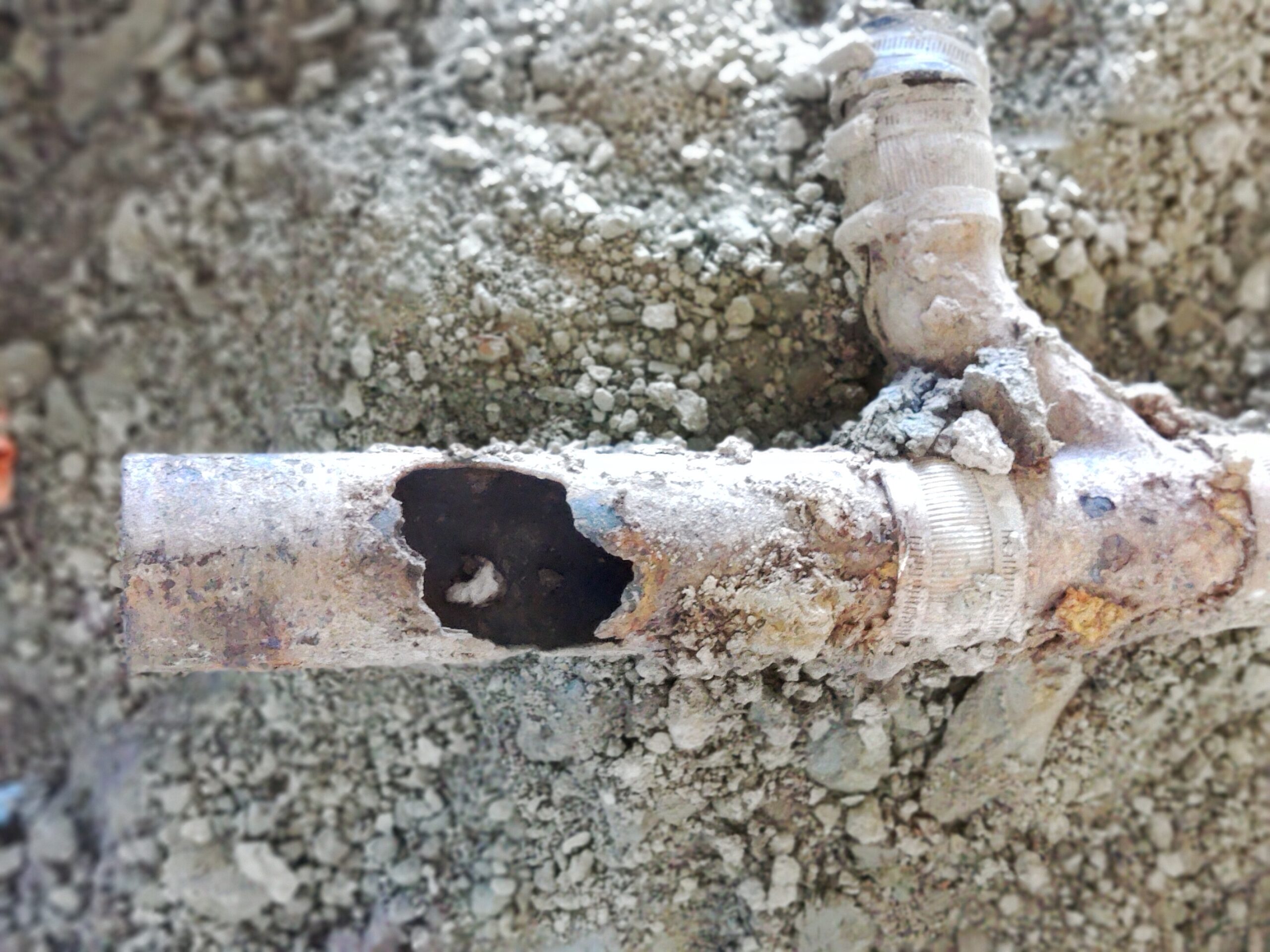 Cracked Sewer Pipe